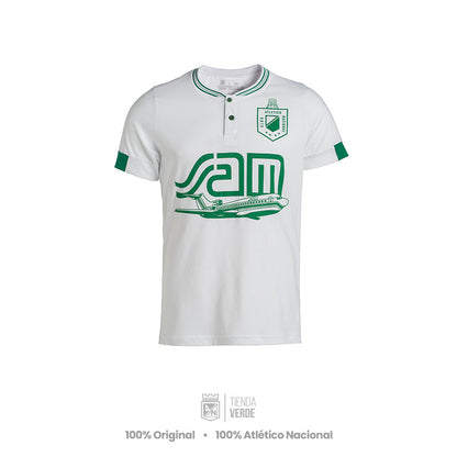 Camiseta Atlético Nacional SAM blanca